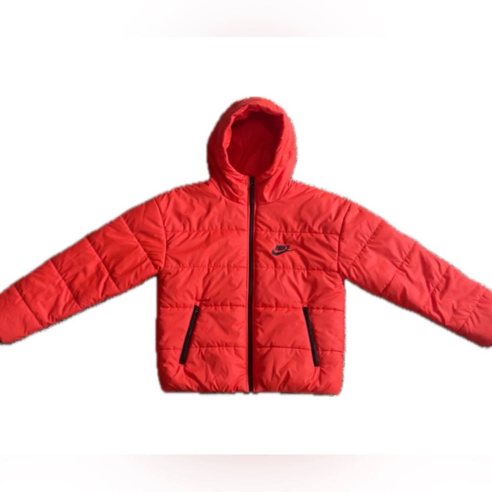 Womens Nike Sportswear Classic HD Puffer Jacket Red